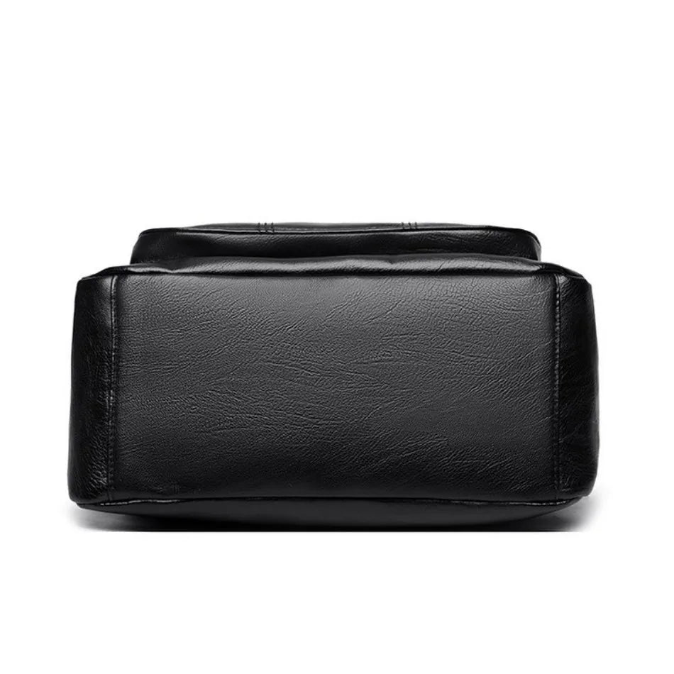 Leather Luxury Handbag. Shoulder Crossbody Handbag