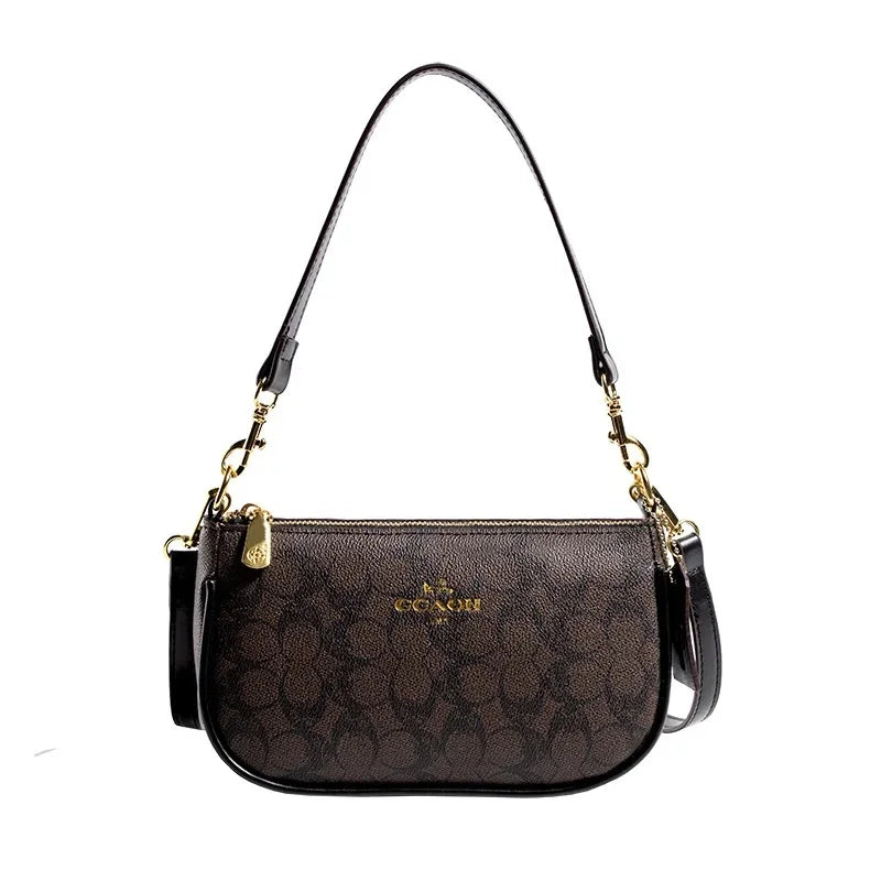 Fashionable Underarm Printed Handbag .High-End Versatile Crossbody bag
