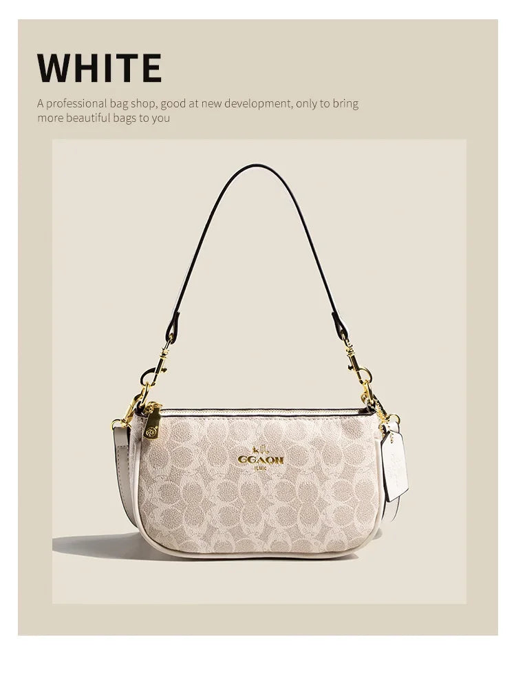 Fashionable Underarm Printed Handbag .High-End Versatile Crossbody bag