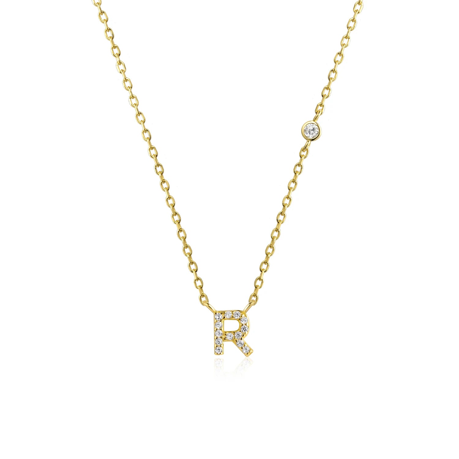 Mono Initial Necklace