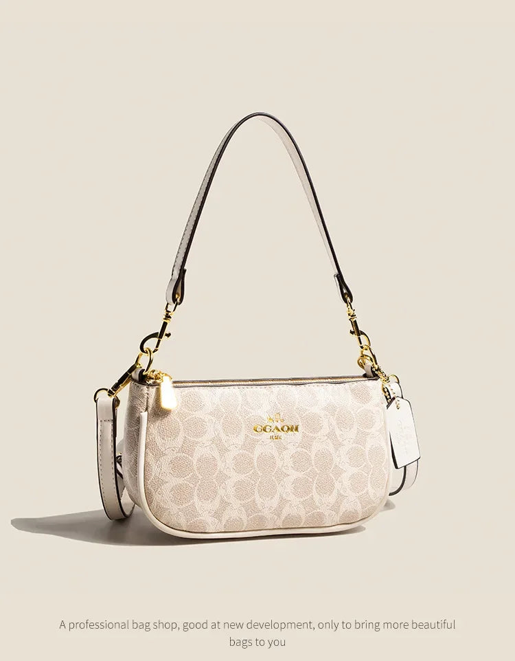 Fashionable Underarm Printed Handbag .High-End Versatile Crossbody bag
