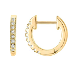 Small Gold Huggie Hoop Earrings