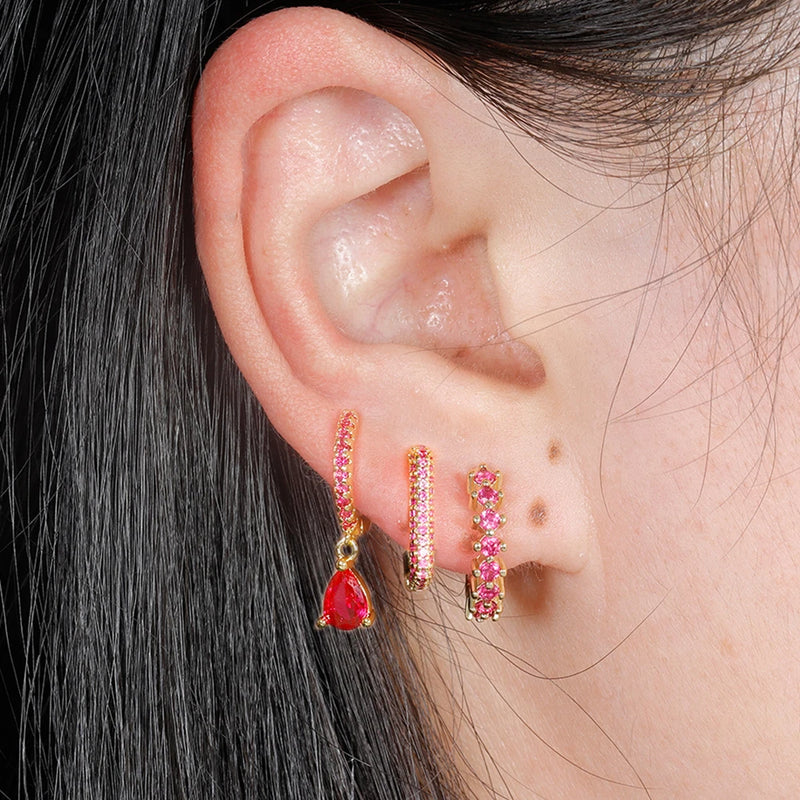 Multi-Shape Earrings Set