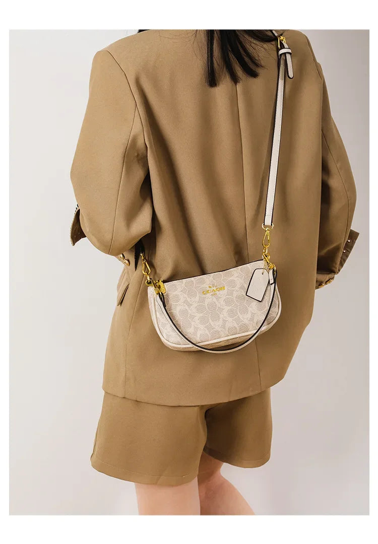 Fashionable Underarm Printed Handbag .High-End Versatile Crossbody bag