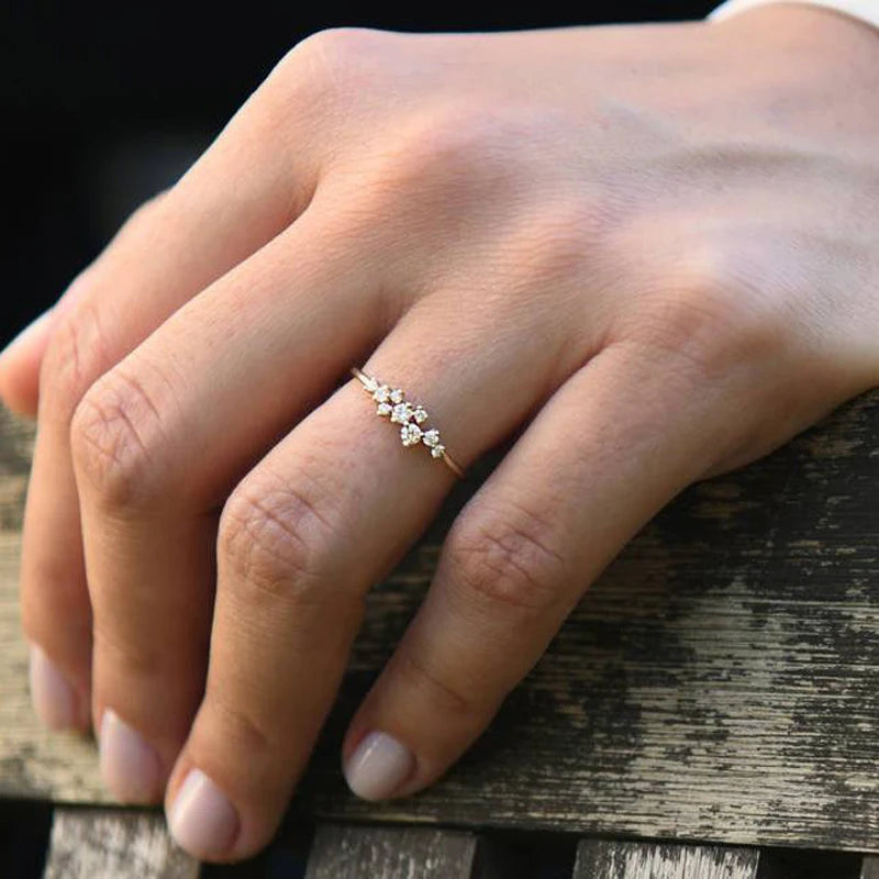 Floral Cluster Ring