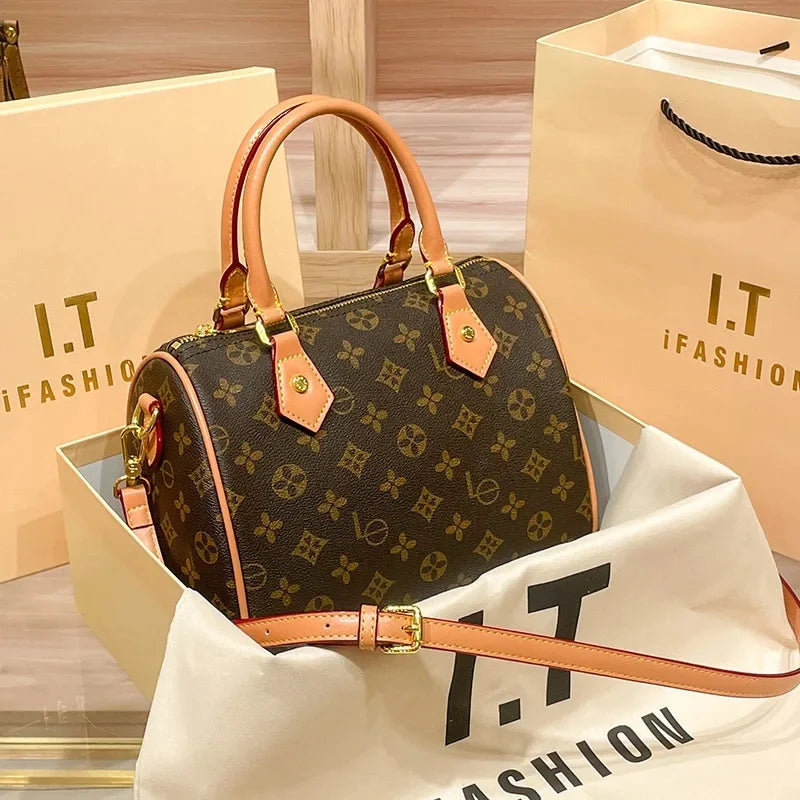 Women's Pillow Handbag Vintage Floral.Fashionable And Stylish Bag