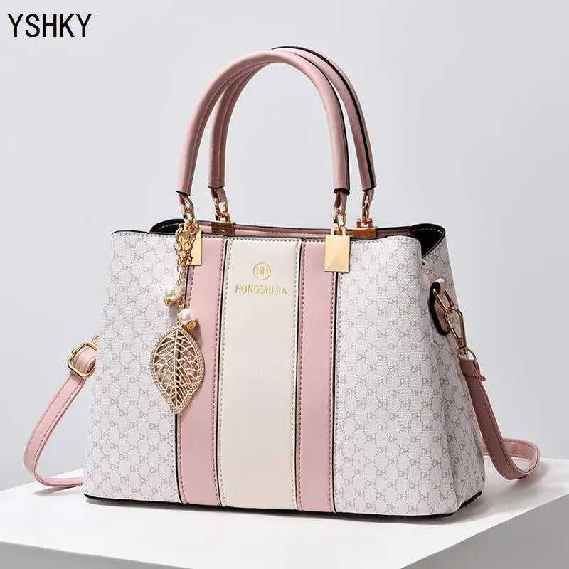 New Woman shoulder bag Large capacity Handbag for Women Crossbody bag pattern PU Portable bucket bag ladies messenger bags