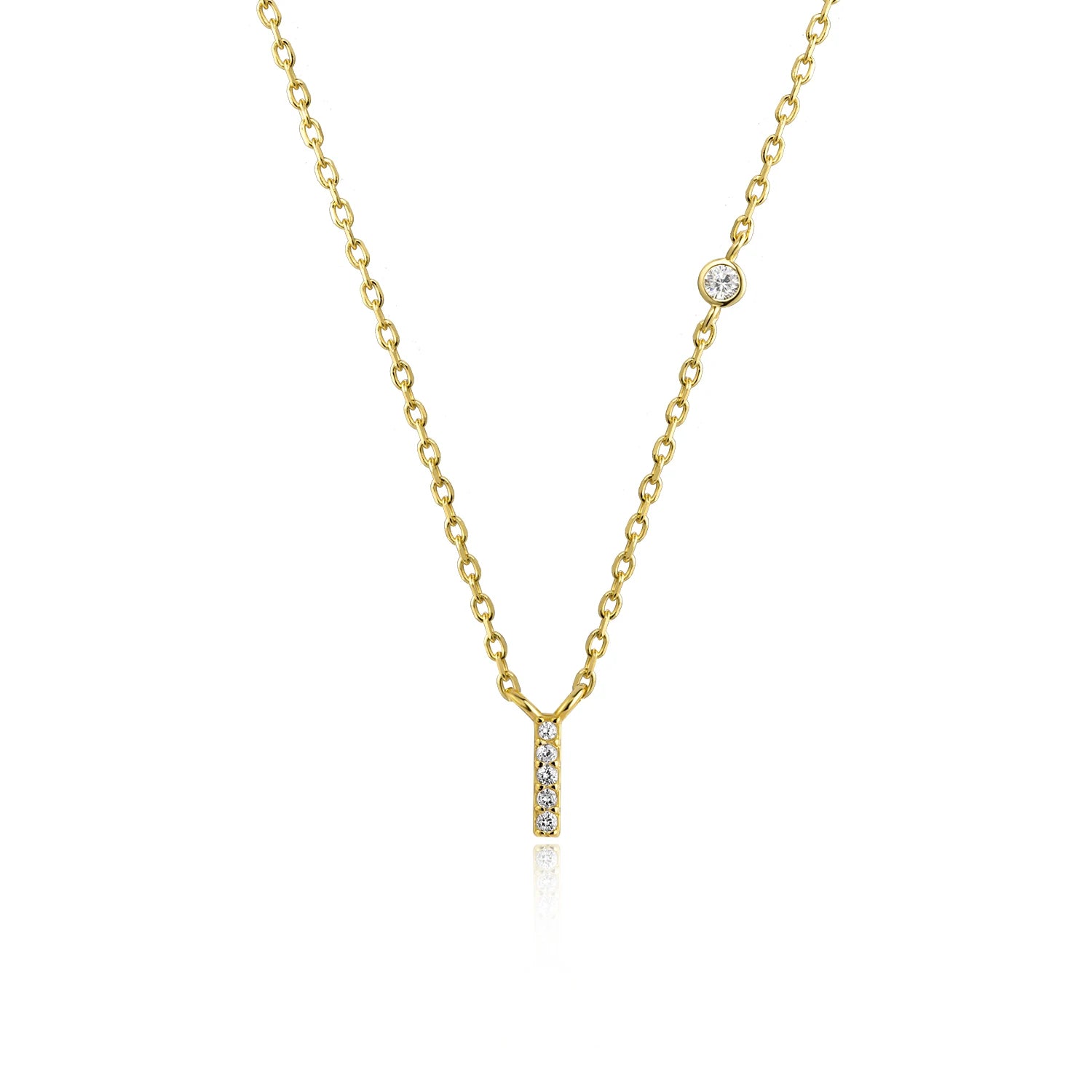 Mono Initial Necklace