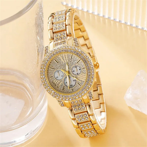 Deborah - Luxury set  Wristwatch and Jewelry 6pcs