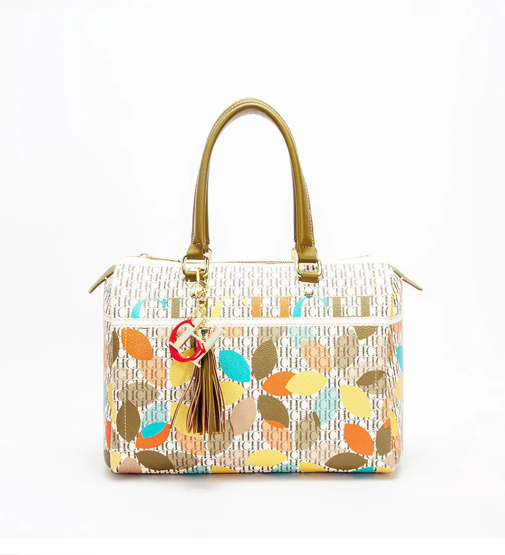 Exquisite Floral Pattern Travel Banquet High Grade Handbag