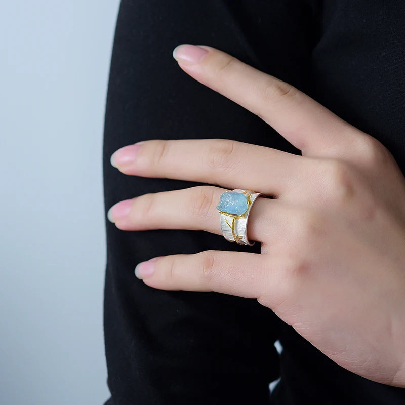 Celeste Aquamarine Ring