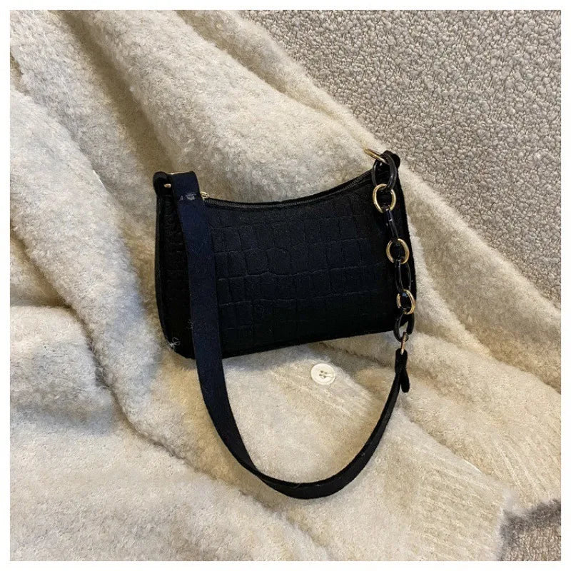 Stylish Crossbody Shoulder Tote & Clutch, Portable Makeup Bag Organizer