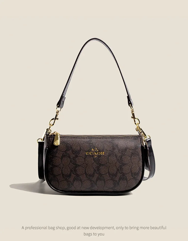 Fashionable Underarm Printed Handbag .High-End Versatile Crossbody bag