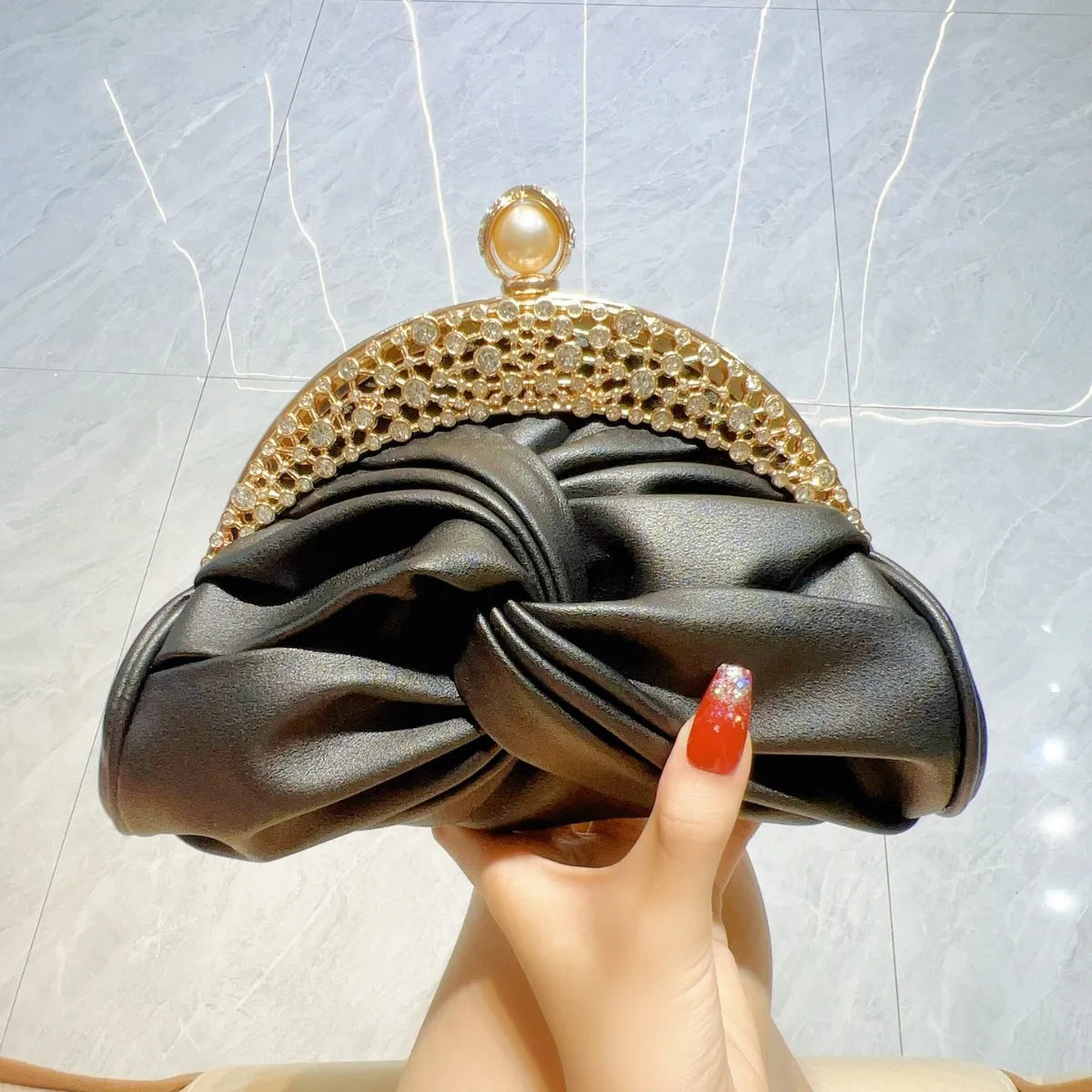 Luxury Women  Fashion Design Handbags Sparkling Banquet Clutch Bag