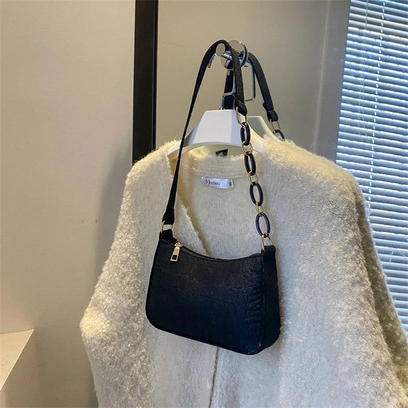 Stylish Crossbody Shoulder Tote & Clutch, Portable Makeup Bag Organizer