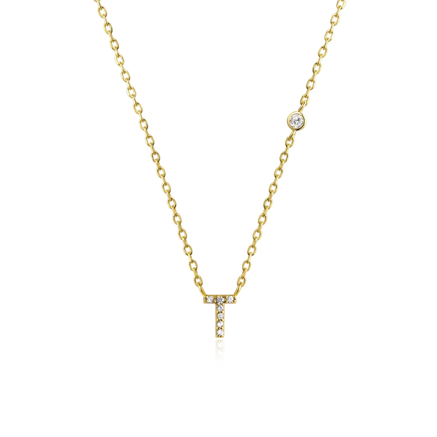 Mono Initial Necklace