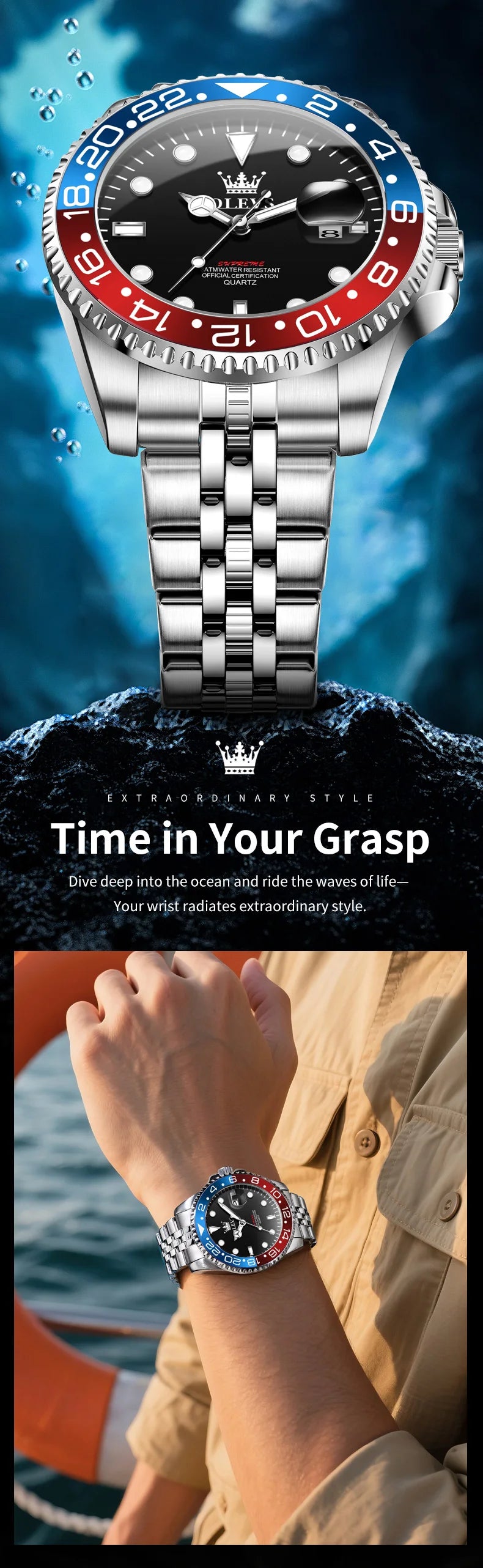 Watch Man Luxury Sports Quartz Watch﻿