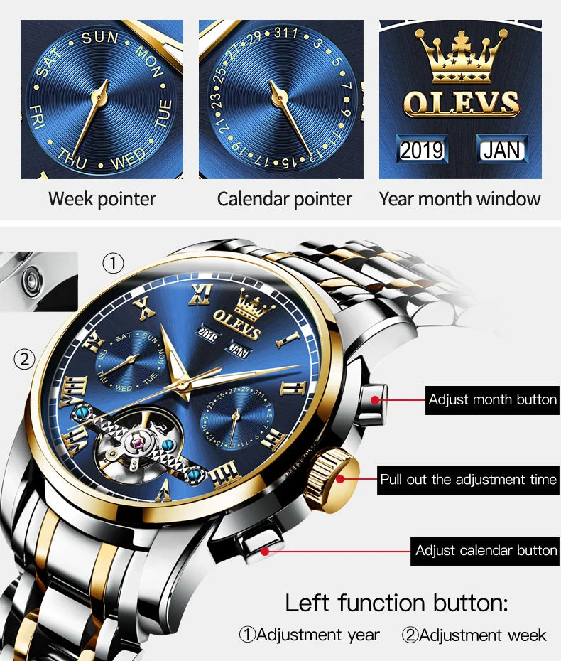 Watches for Men and Women Waterproof Watches His or Hers Lover's Watch Set