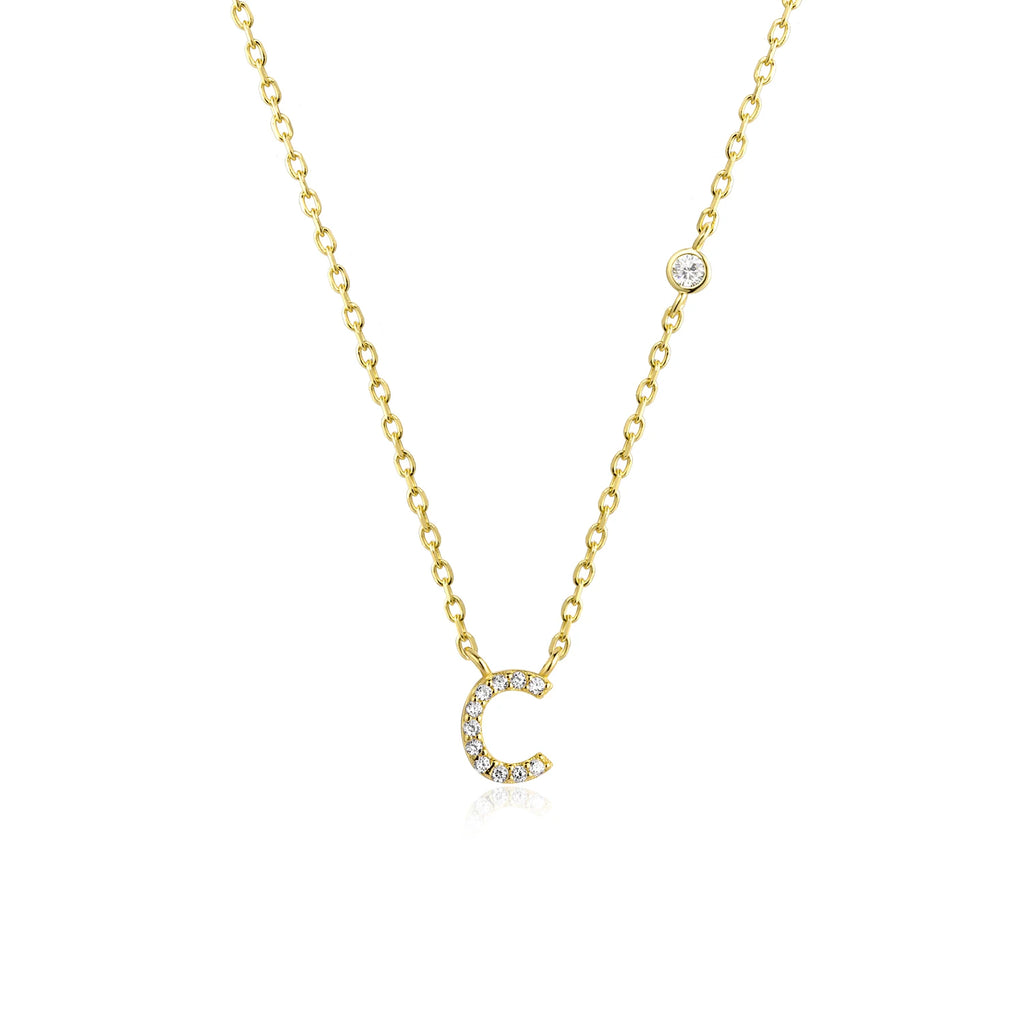 Mono Initial Necklace