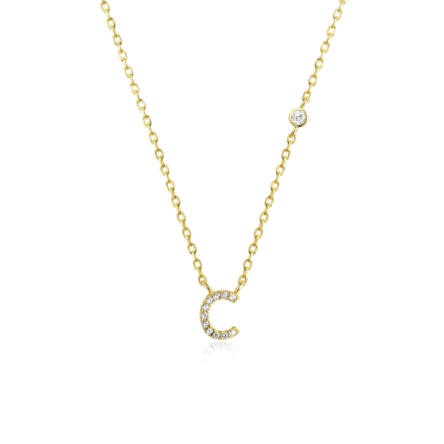 Mono Initial Necklace