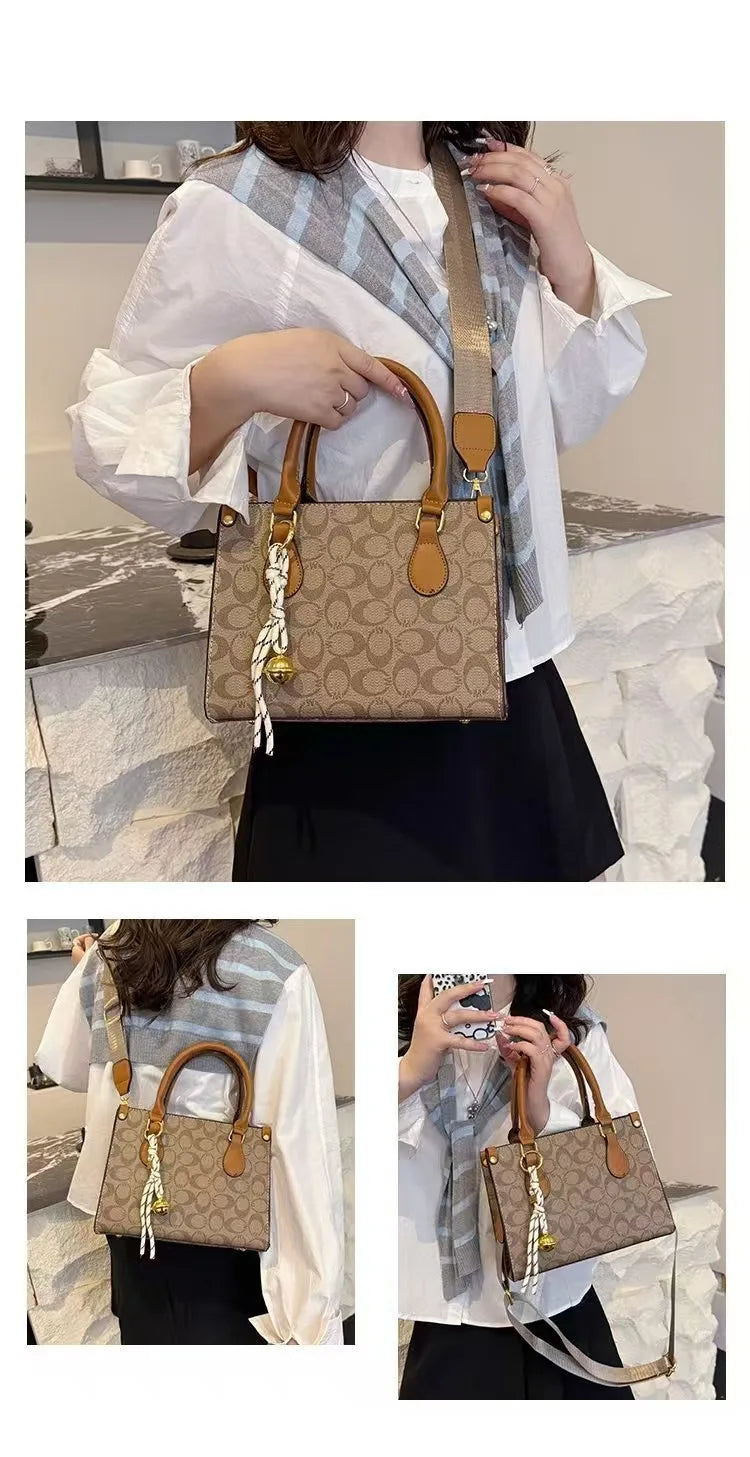 High Quality, Retro Vintage Flower Handheld Tote Bag