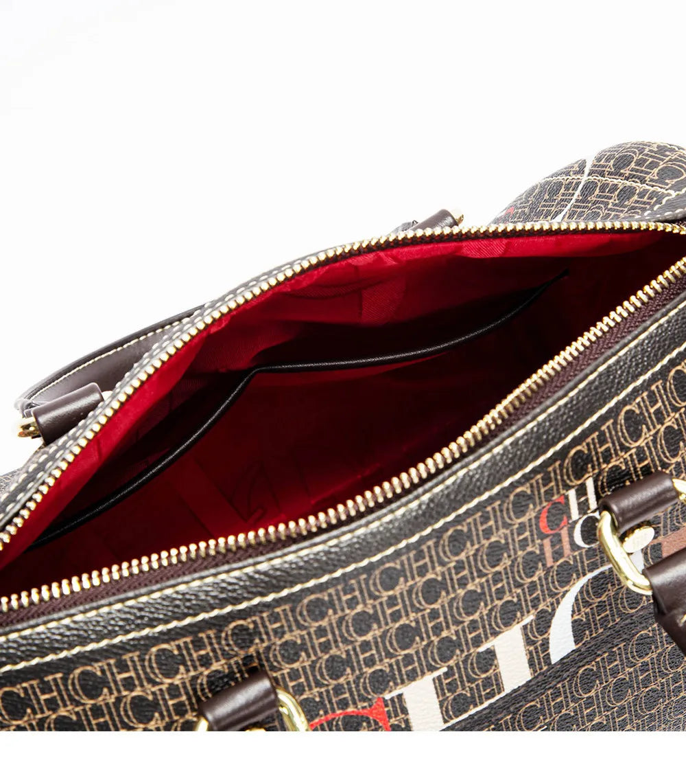 Exquisite Floral Pattern Travel Banquet High Grade Handbag