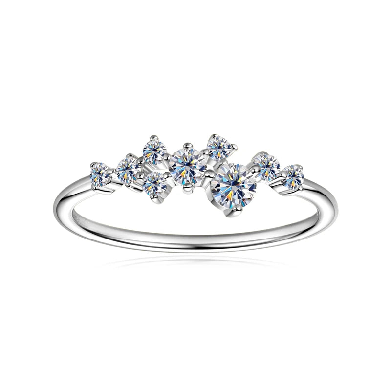 925 Silver Moissanite Ring