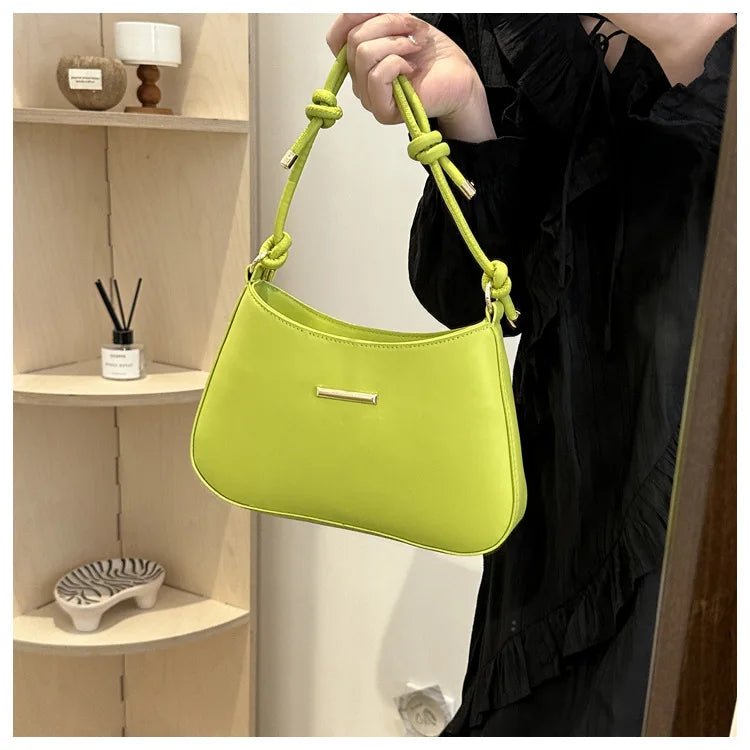 Underarm Shoulder Bags for Women.New Texture PU Leather Crossbody Bag