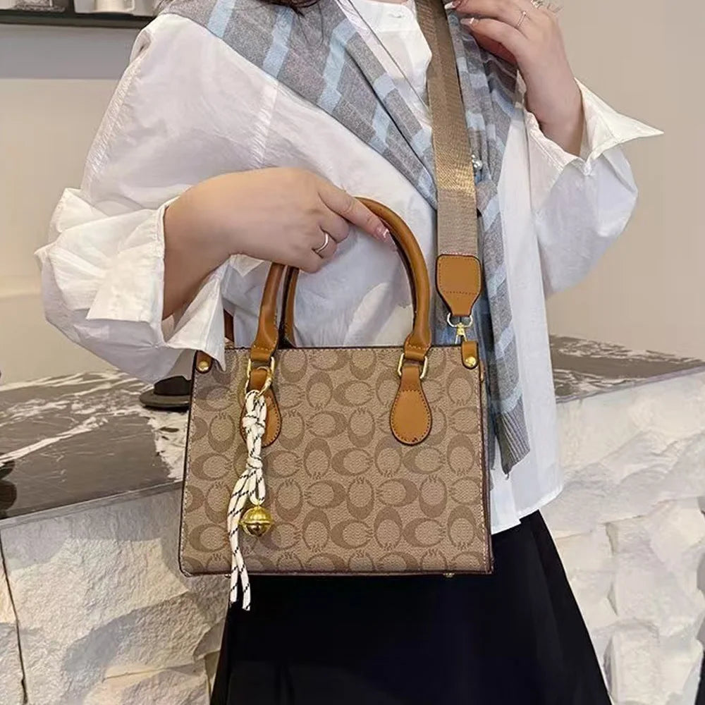 High Quality, Retro Vintage Flower Handheld Tote Bag