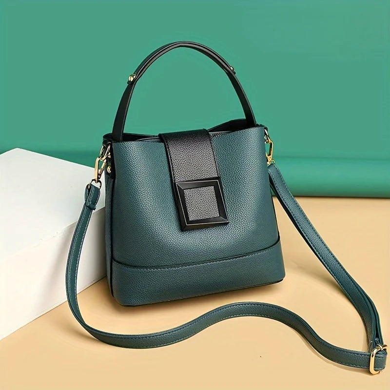 Elegant Bucket Bag with Adjustable Shoulder Strap -Versatile and Lightweight
