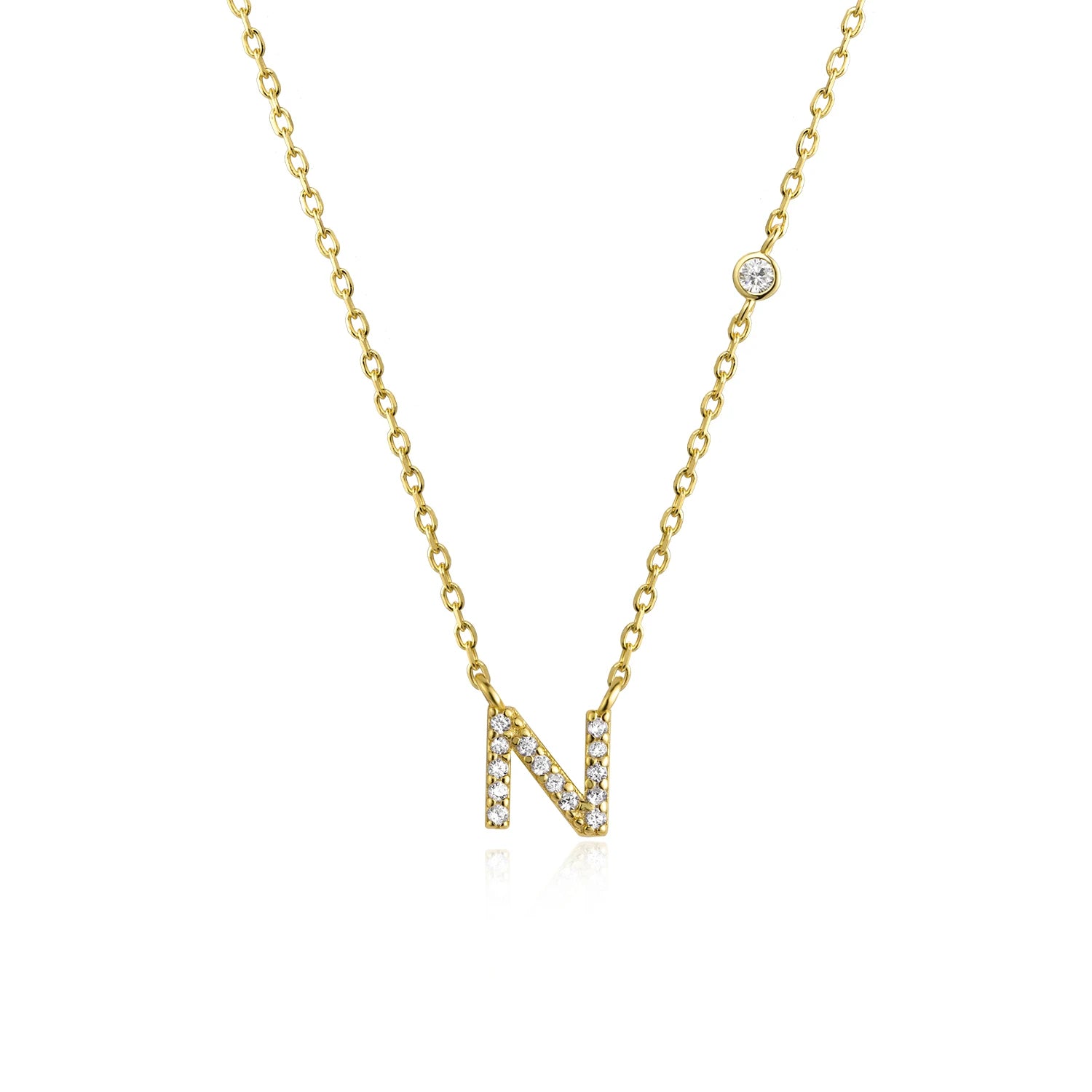 Mono Initial Necklace