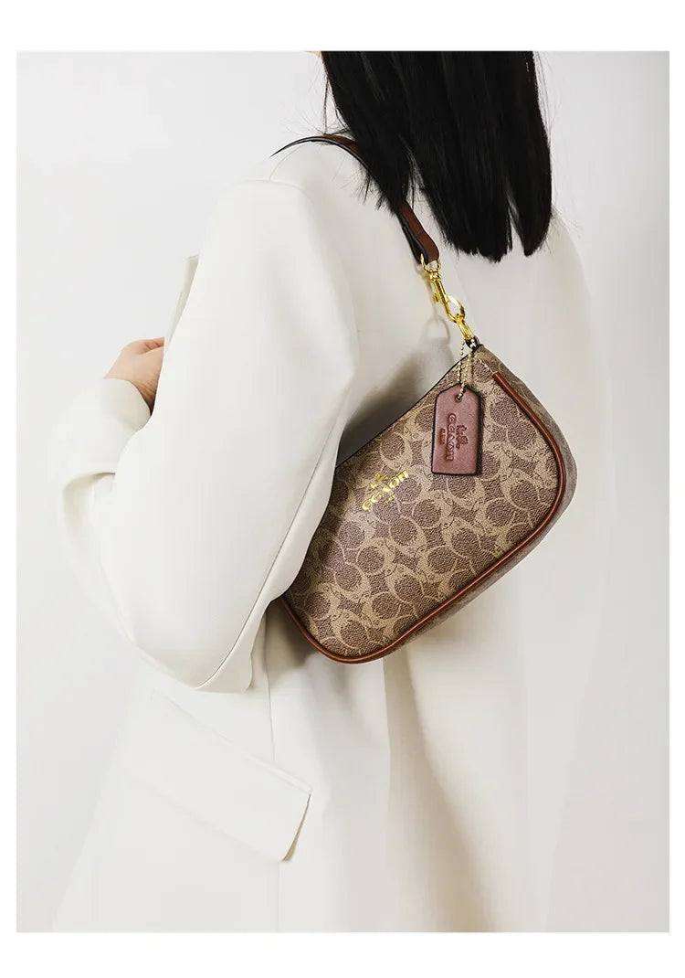 Fashionable Underarm Printed Handbag .High-End Versatile Crossbody bag