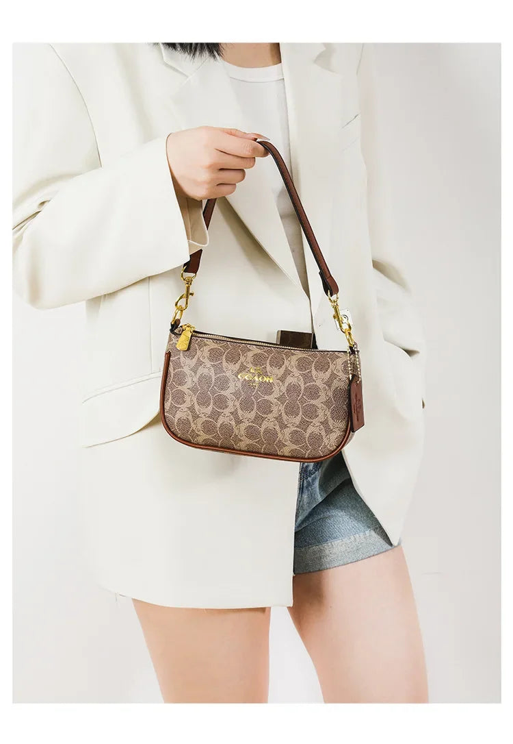 Fashionable Underarm Printed Handbag .High-End Versatile Crossbody bag