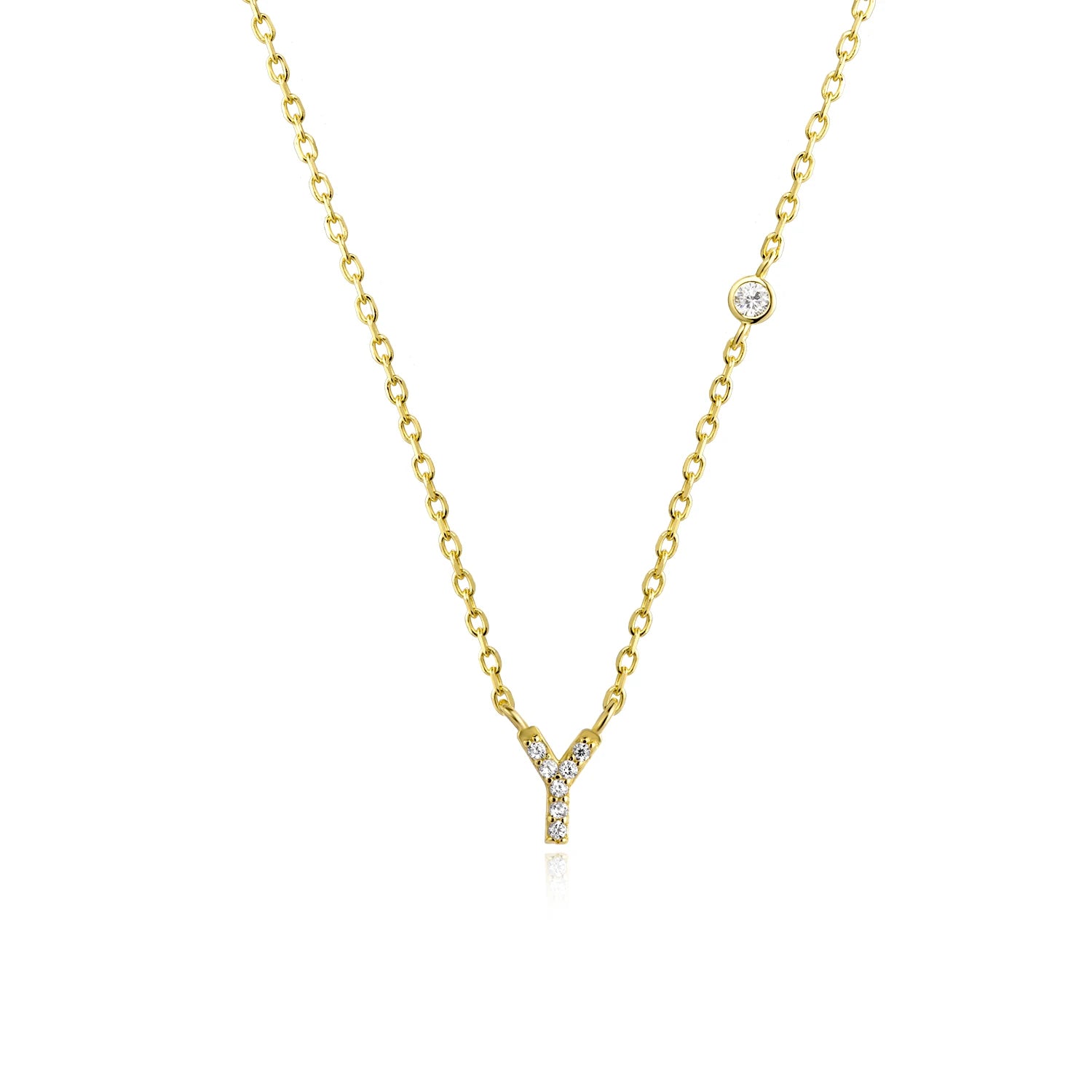 Mono Initial Necklace