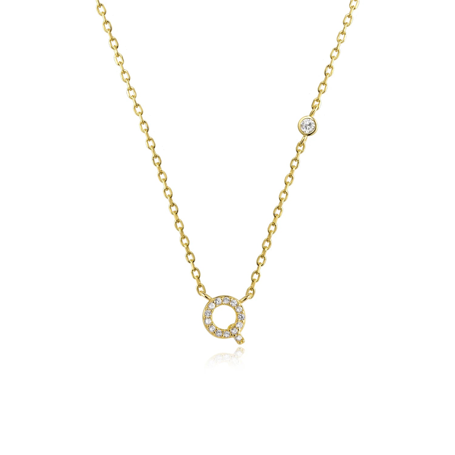 Mono Initial Necklace