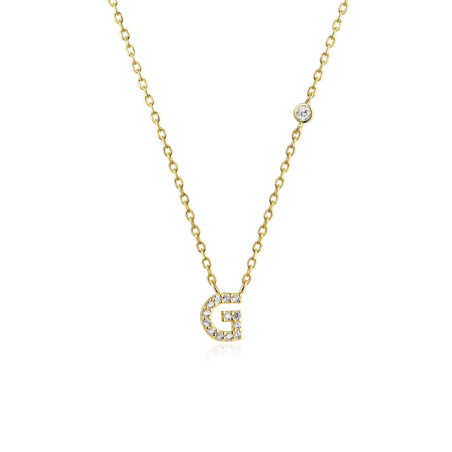 Mono Initial Necklace