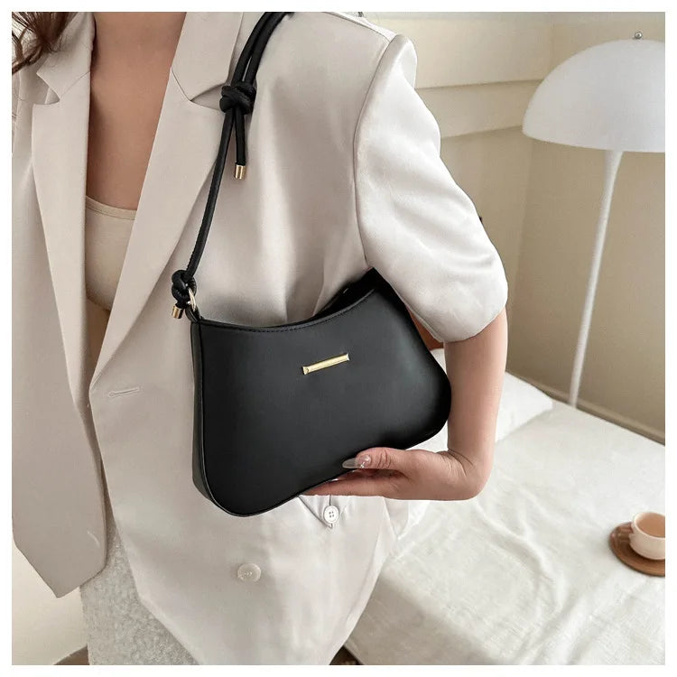Underarm Shoulder Bags for Women.New Texture PU Leather Crossbody Bag