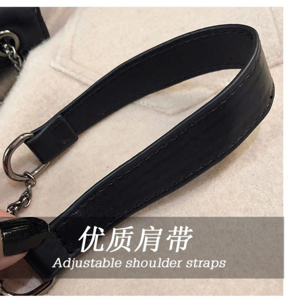 All Leather  Fragrant Style Chain  Crossbody Bag. New design.