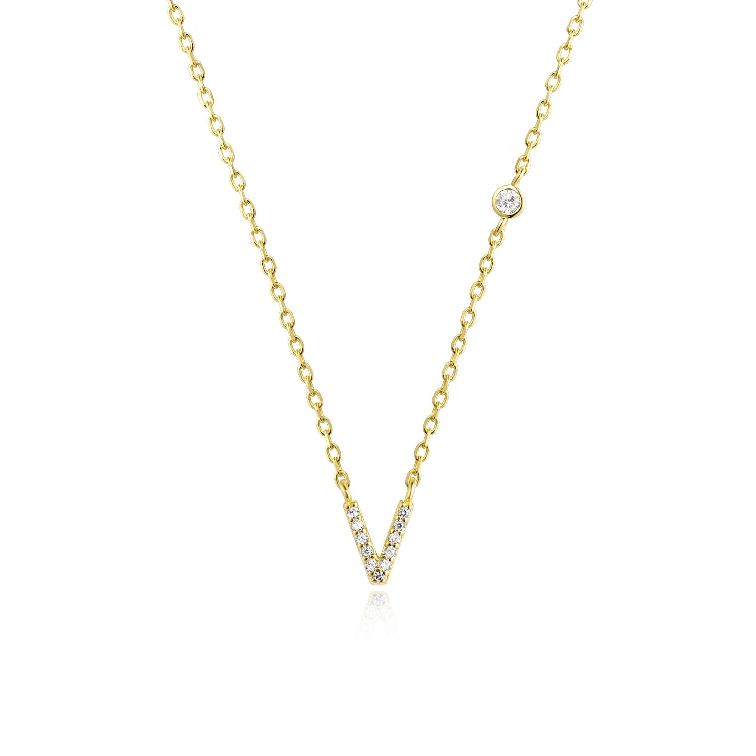 Mono Initial Necklace