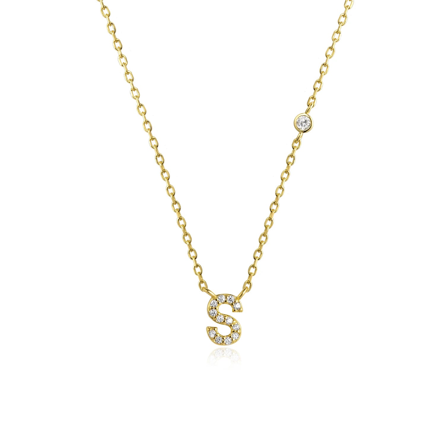Mono Initial Necklace
