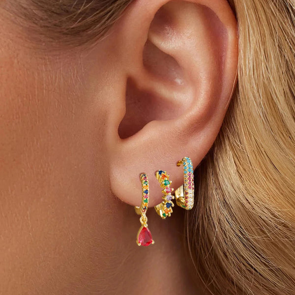 Multi-Shape Earrings Set