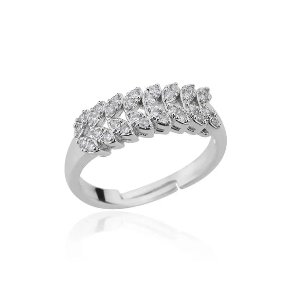 Zircon Wheat Spike Ring