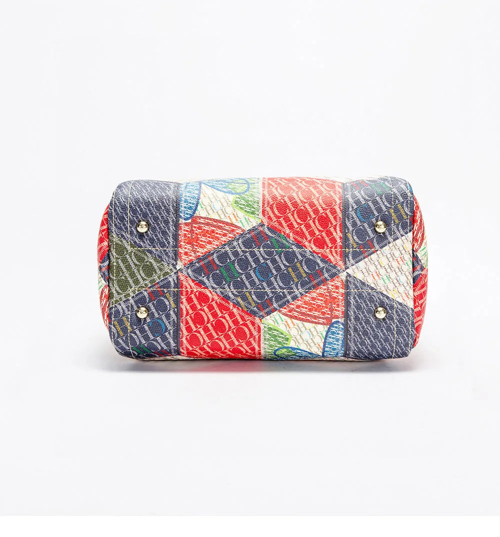 Exquisite Floral Pattern Travel Banquet High Grade Handbag