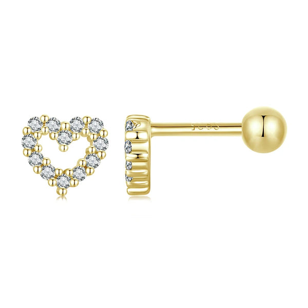 Heart Stud Earrings