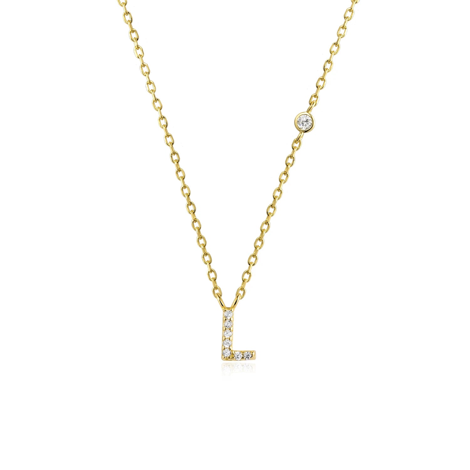 Mono Initial Necklace