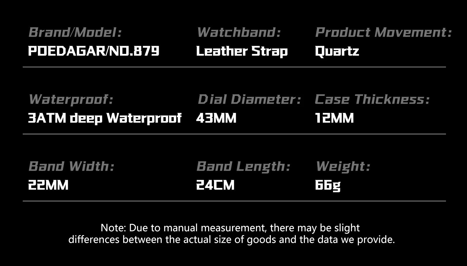 Luminous Waterproof Chronograph.Men's Leather Wristwatch