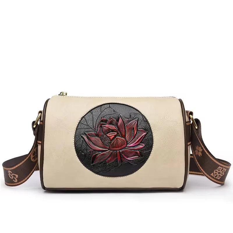 Leather Luxury Handbag. Shoulder Crossbody Handbag