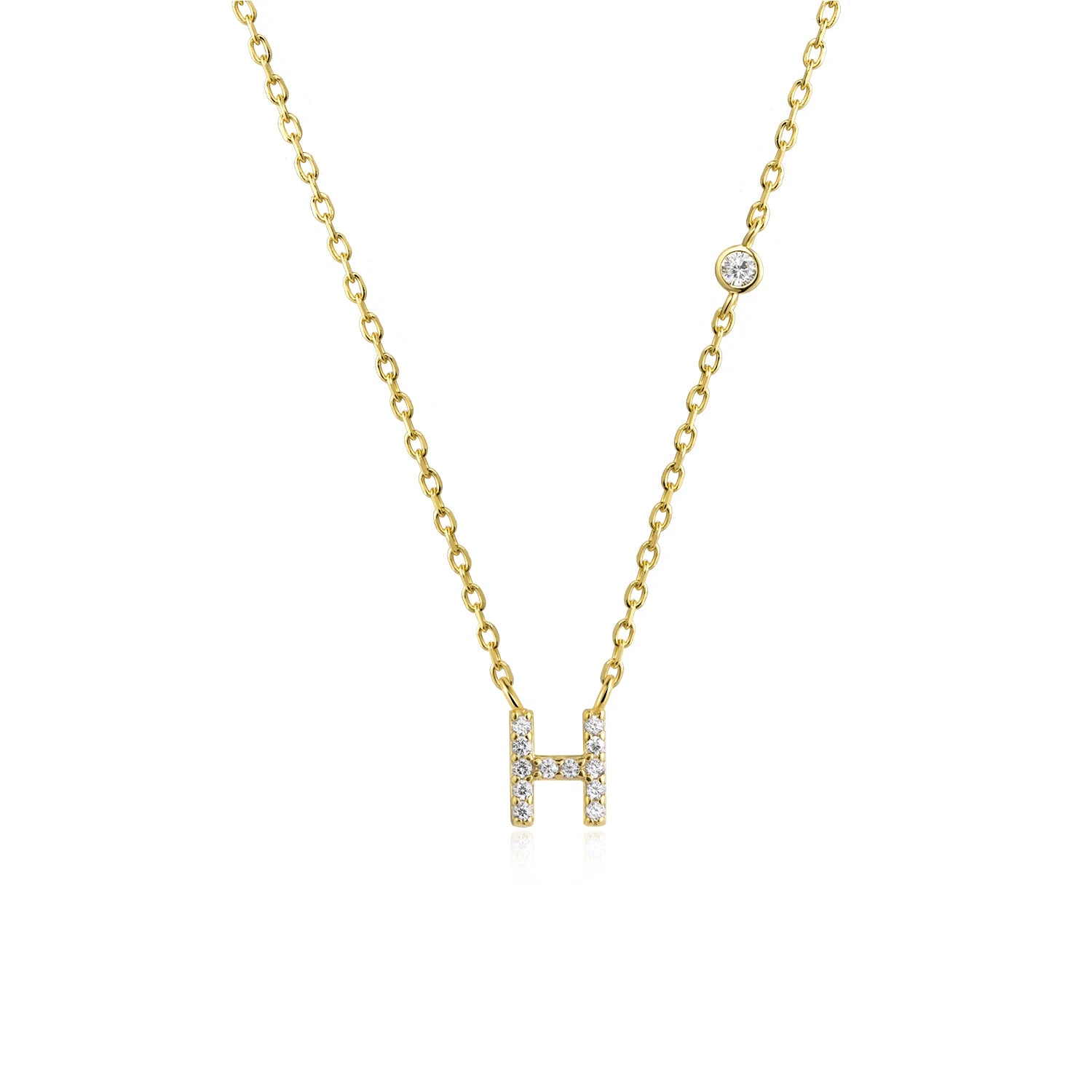 Mono Initial Necklace