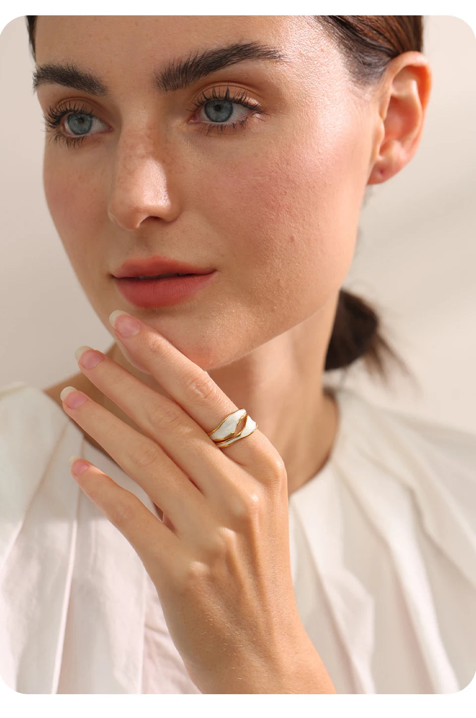 Wave Crest Open Ring