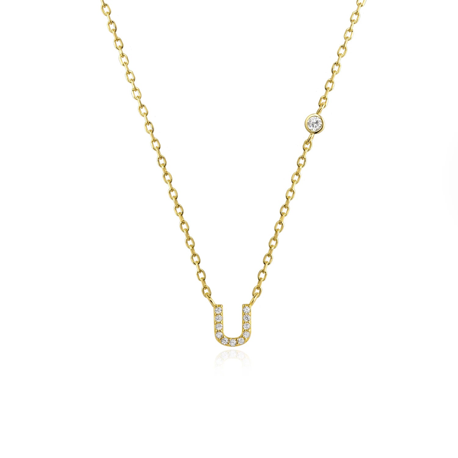 Mono Initial Necklace